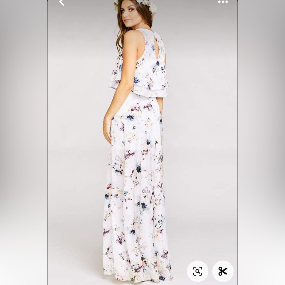 Show Me Your MuMu Princess Di Maxi Skirt Floral Bouquet